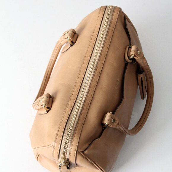 Michael Kors Greenwich Small Saffiano Leather Bucket Bag Olive Crossbody - Picture 9 of 16